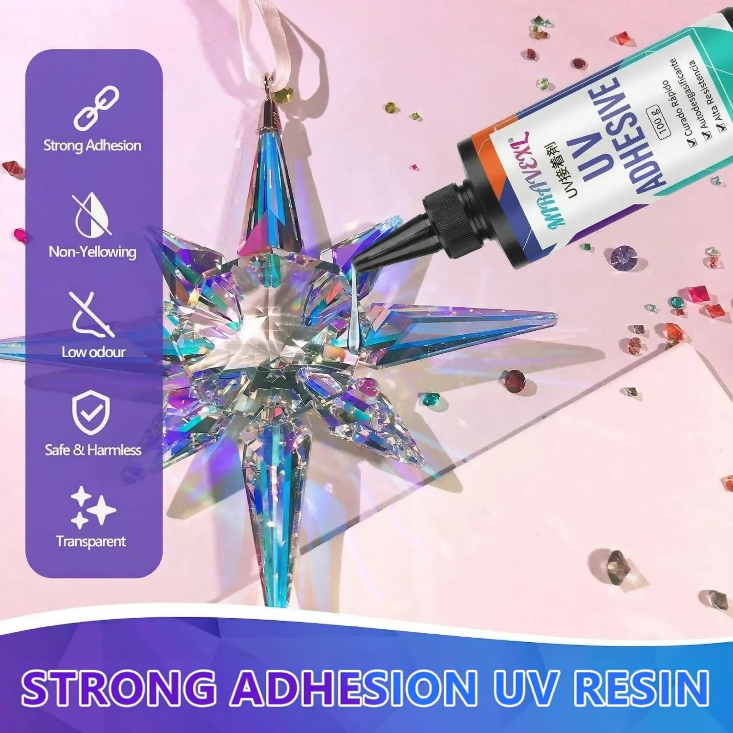 Upgraded UV Resin Kit with USB - Liquid Uv Glue Kit ulasan dan harga