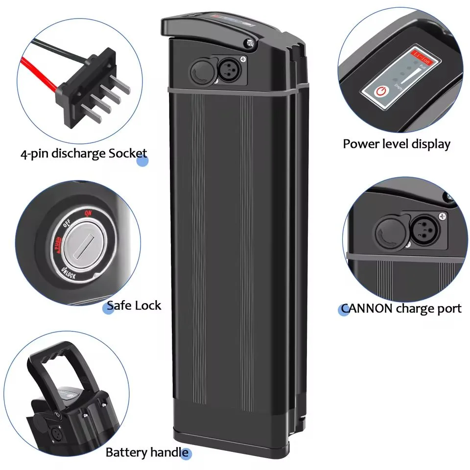 جديد 48 فولت 36 فولت 52 فولت جودة عالية 21Ah السمك الفضي 18650 بطارية ليثيوم عالية السعة لمحركات 350 واط 500 واط 750 واط 1000 واط 1500 واط 2000 واط