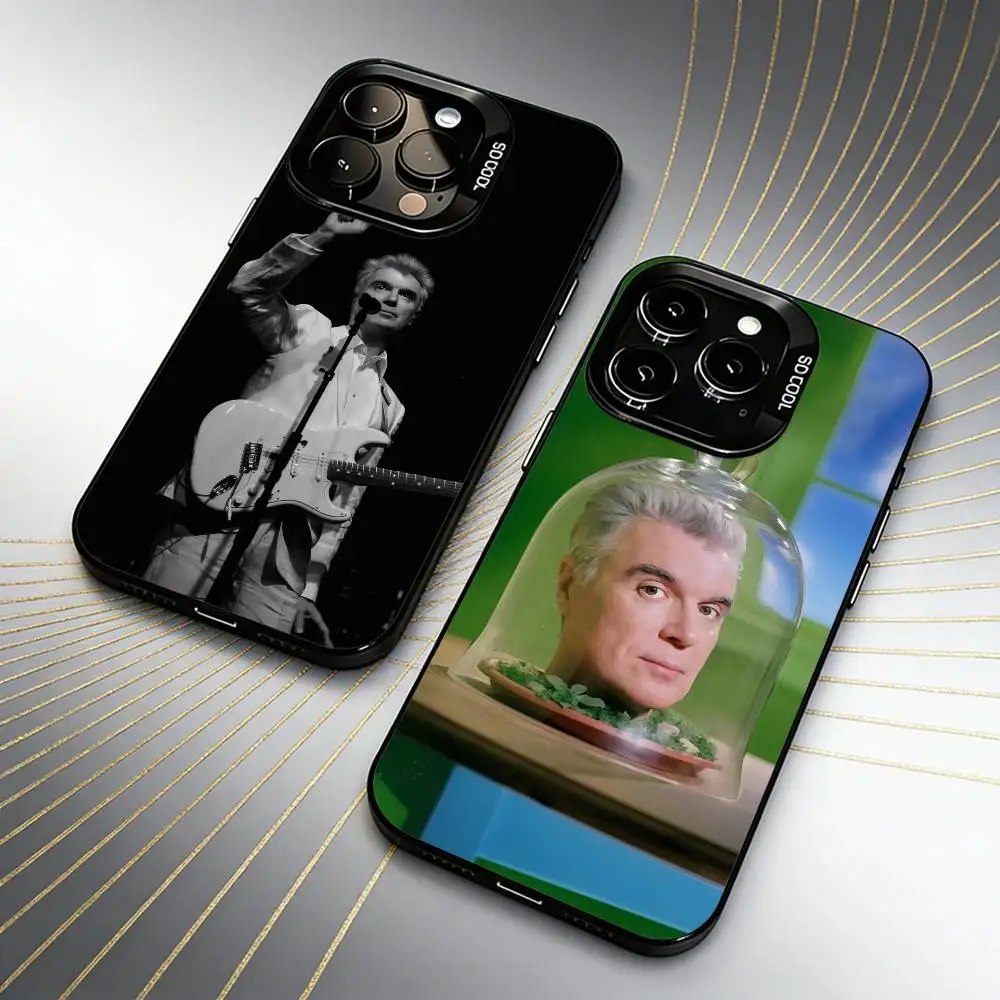 

D-Davids B-ByrneS Everybody Laughs Phone Case For iPhone 16 17 15 14 12 13 Pro Max Black Candy Matte Shockproof Cover