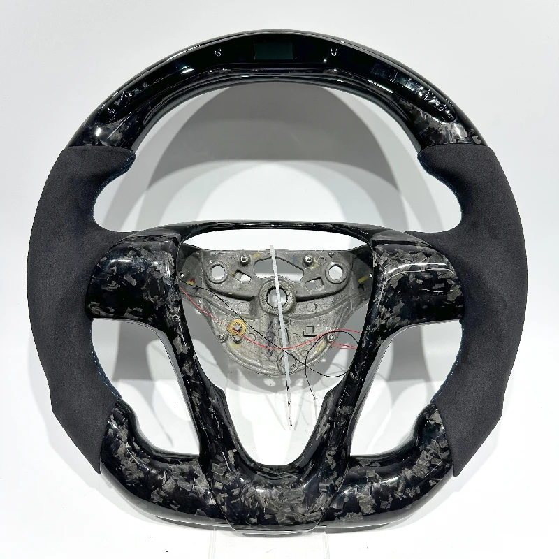 Custom Forged Carbon Fiber RPM Steering Wheel Easy Installation for Smart 451