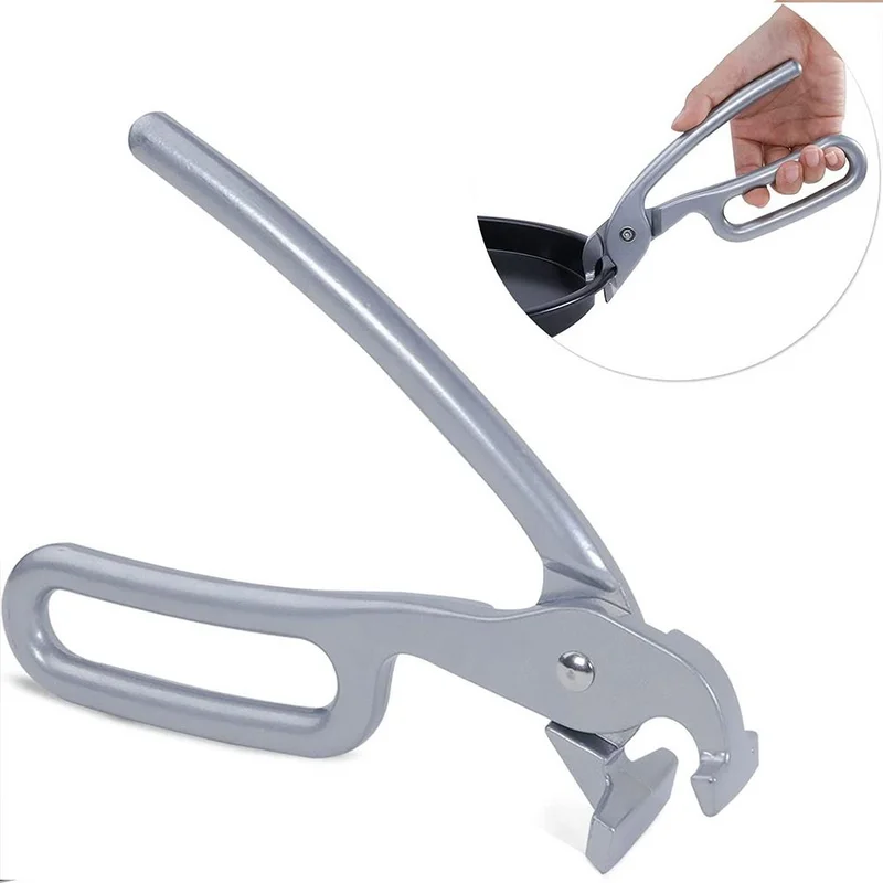 1PCS Pizza Pan Gripper Anti-scalding Aluminum Pan Tongs Oven Pans Gripper Clips Hot Plate Bowl Retriever Kitchen Tools Supplies