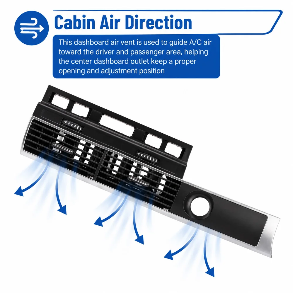 Car Dashboard AC Louver A/C Air Conditioning Vent Outlet For Audi A6 S6 RS 6 Sedan Avant 4F1820951D1HA 4F1820951D