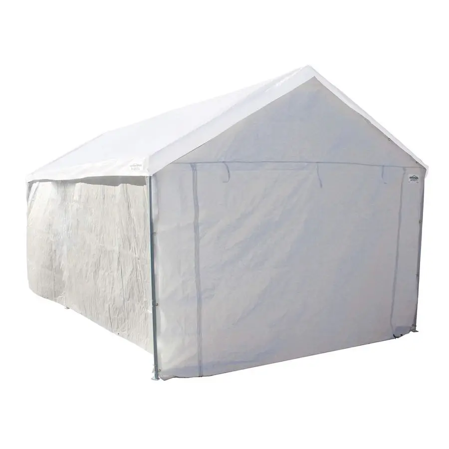 

Canopy Tent Sidewalls for Domain Carport with Straps, Ideal for Garage Storage, Inflatable Garage Covering, White S Customizable