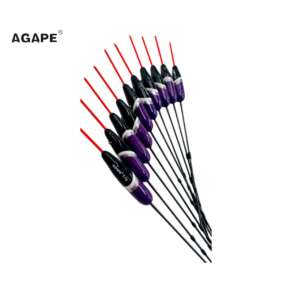 

10 шт., поплавки Agape для ловли карпа, 0,5 г