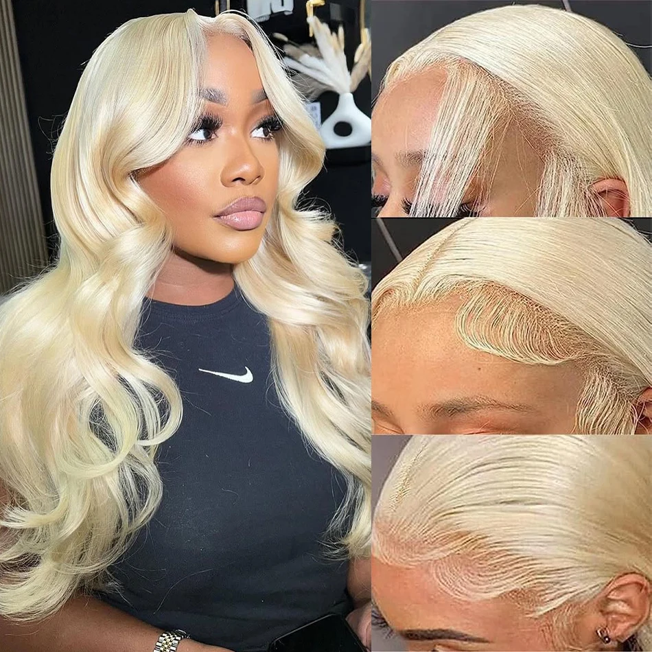 

Blonde Wig Body Wave 613 HD Lace Frontal Wig 13x6 13x4 Transparent Lace Front Wigs 30 Inch Brazilian Straight 100% Human Hair