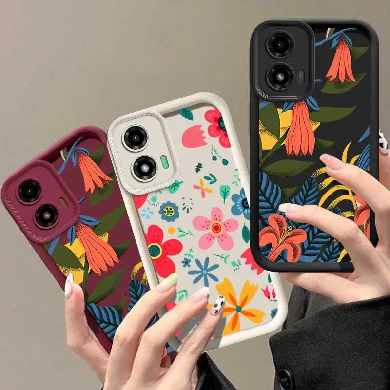 G04 Tropical Garden Sky Eye Ladder Phone Case For Motorola Moto G04 Cover