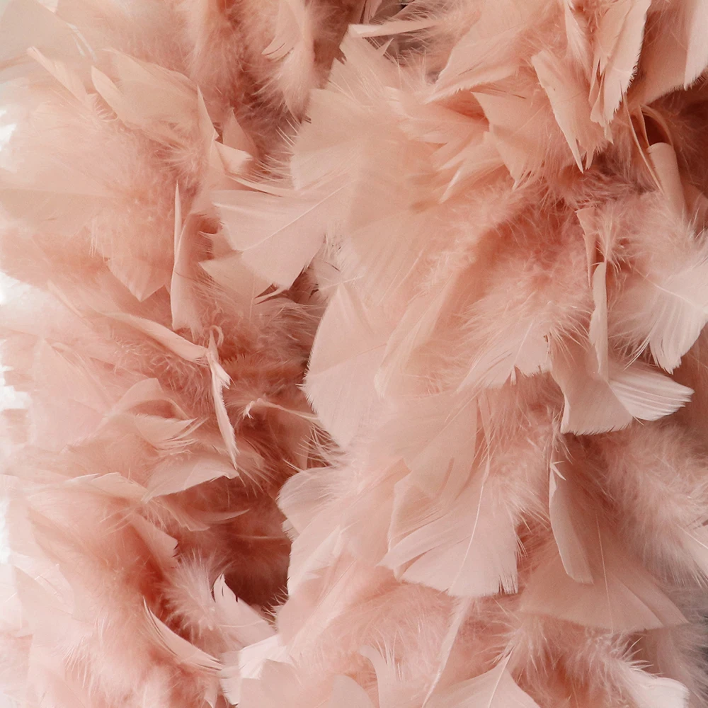 Imagem -04 - Fluffy Turkey Feathers Boa Plume para Faça Você Mesmo Vestido de Casamento Acessórios Artesanais Xale Decoração de Fita 200 g