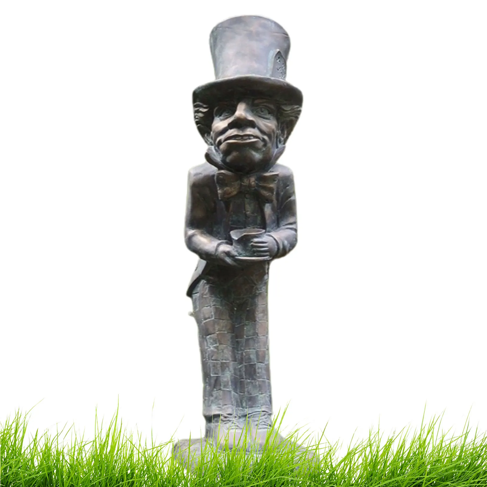 Alice im Wunderland dekorierte Gartenstatue Raupe Gartenstatue Skulptur Kaninchenstatue dekoriert Heimraumdekoration – Detail 6