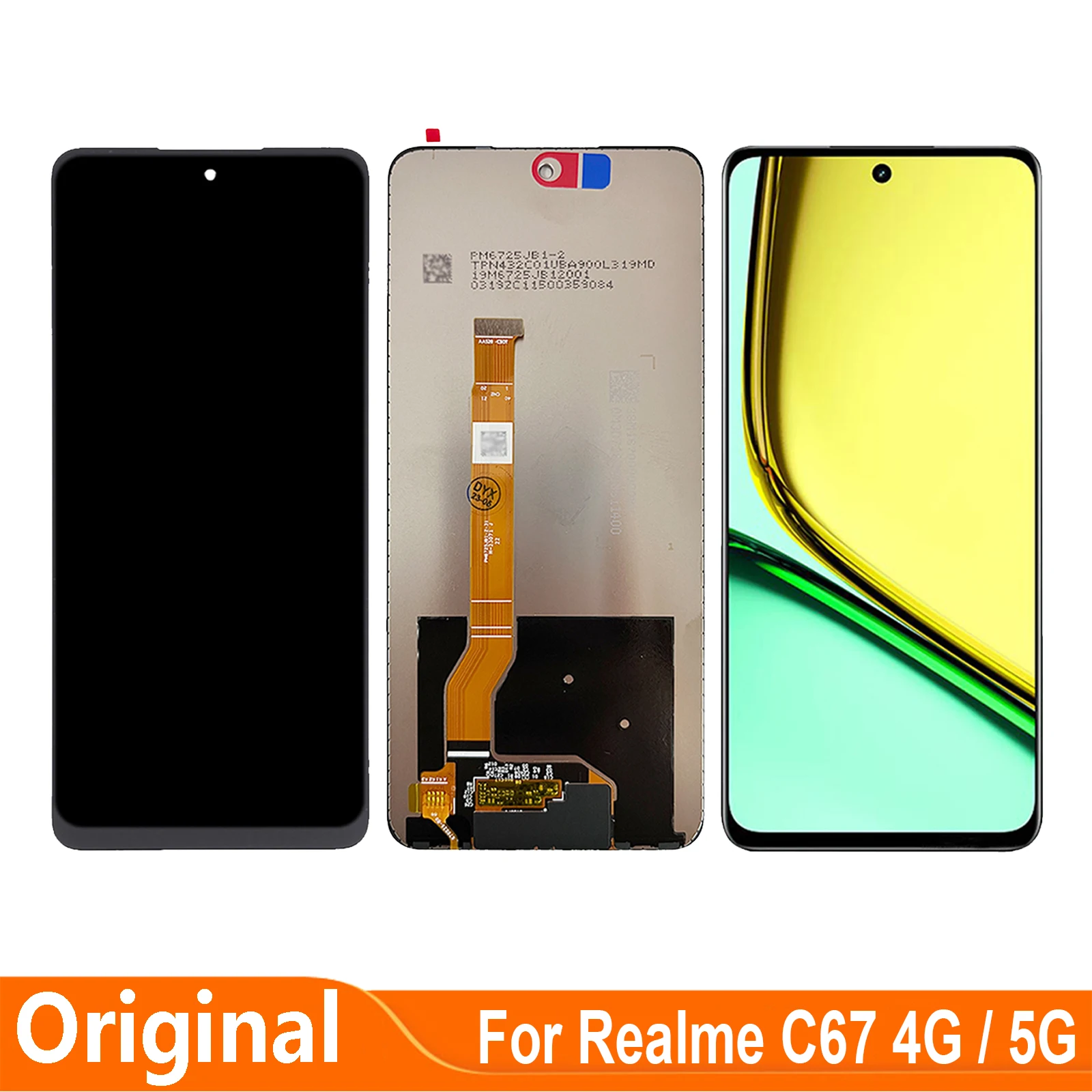 6.72\'\' For Oppo Realme C67 4G 5G LCD Display Touch Screen Digitizer Assembly Parts