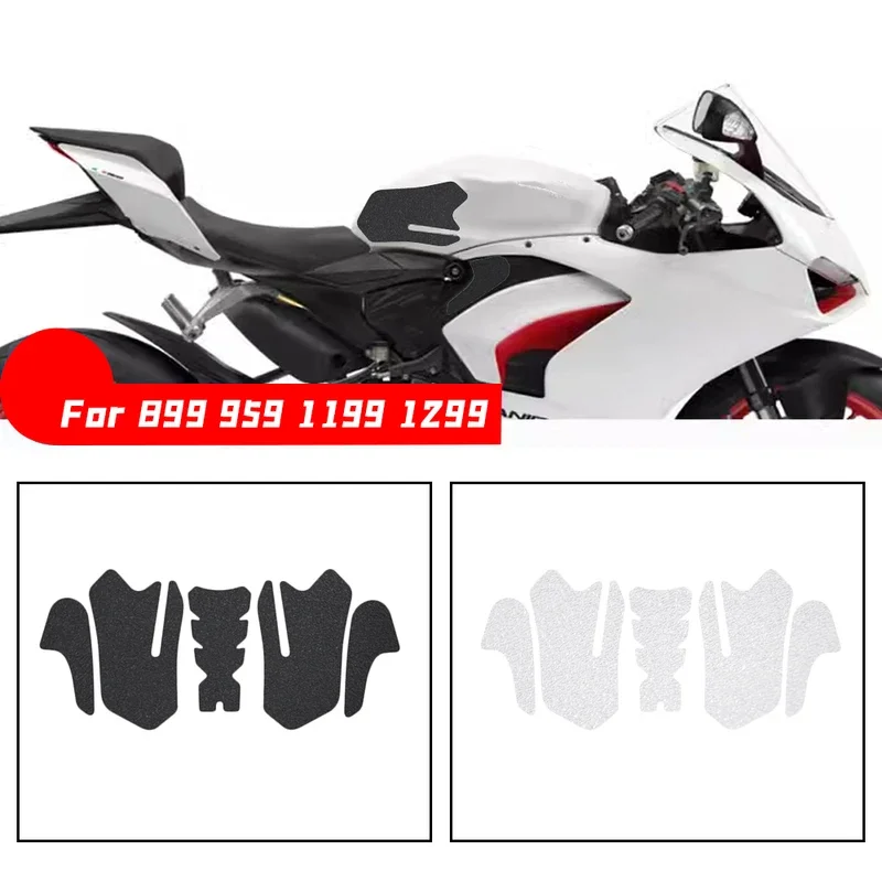 For DUCATI PANIGALE 899 959 1199 1299 Motorcycle Anti Slip Fuel Oil Tank Pad Side Knee Grip Decal Protector Sticke