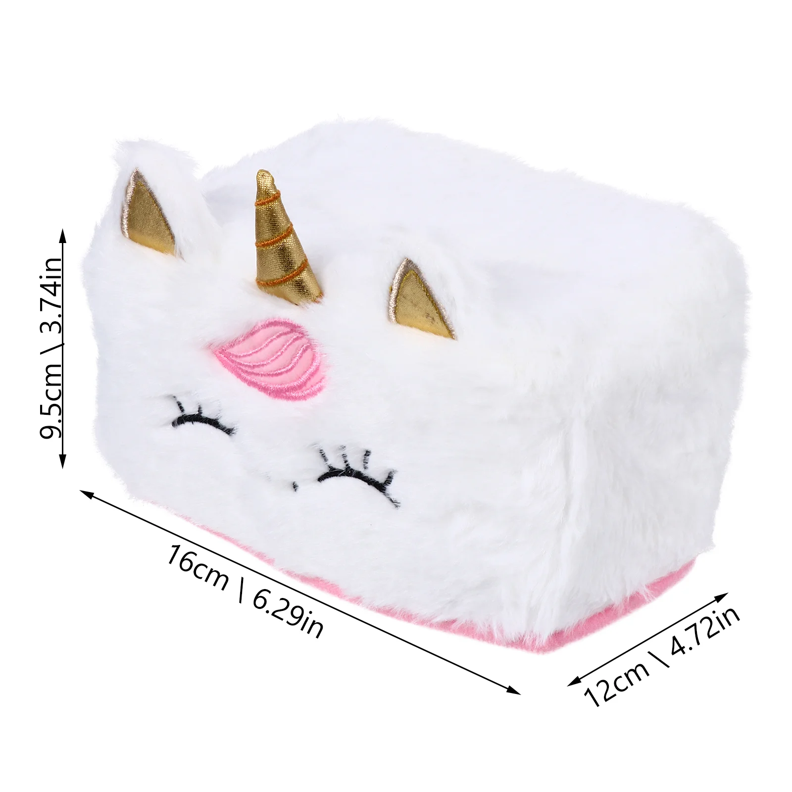 Unicorn Tissue Box Napkin Holder Organizer Roll Toilet Paper Case for Napkins Unique Sloth Frog Car Dressing Table Office