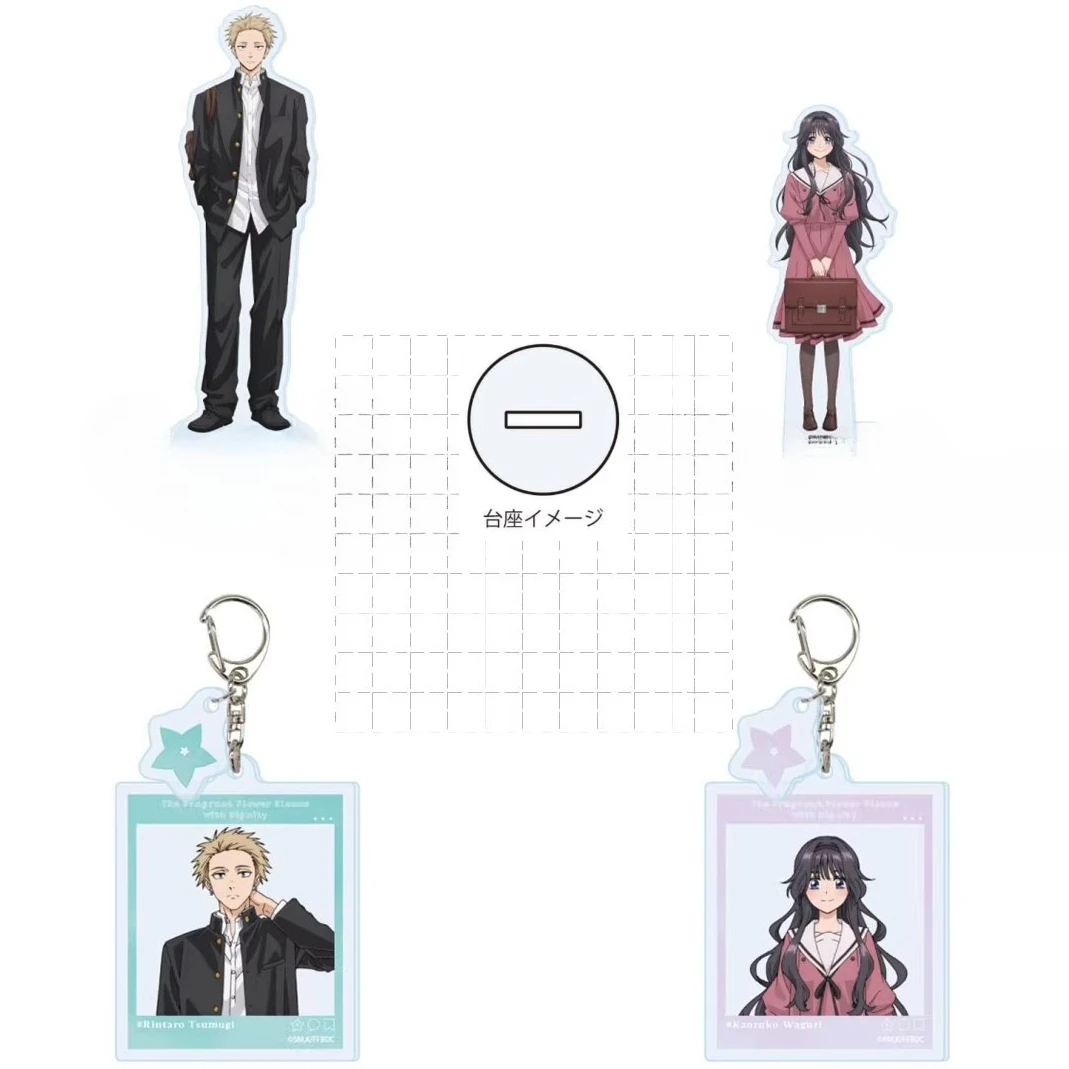 لعبة Tsumugi Rintaro Waguri Kaoruko Hoshina سوبارو الاكريليك حامل الشكل دمية أنيمي المفاتيح نموذج لوحة تأثيري لعبة للهدايا #1