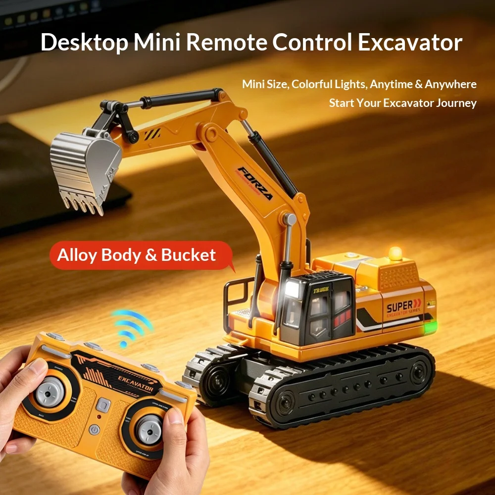 alloy-mini-desktop-proportional-excavator-1-64-realistic-bulldozer-model-toy-desk-decorations-birthday-gift