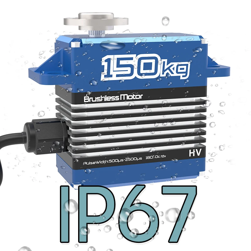 150 كجم HS-1005S سيرفو 12 فولت-16.8 فولت محرك معدني بدون فرشاة باستخدام الحاسب الآلي لسيارة RC قارب ثابت الجناح هليكوبتر شركة سيرفو عالية الضغط