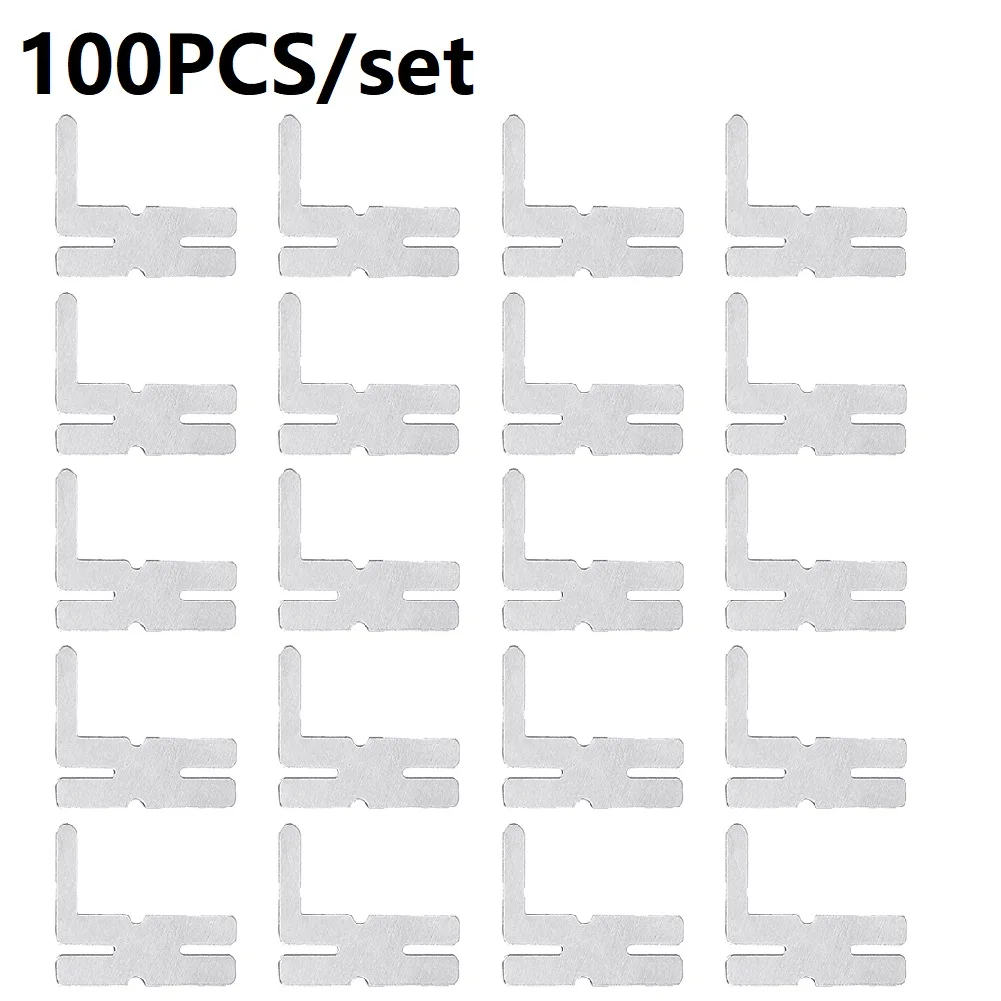 100 Pcs Nickel Plated Steel For Battery Welding Machine Spot Weldernickel-hydrogen Batteries Battery Combination