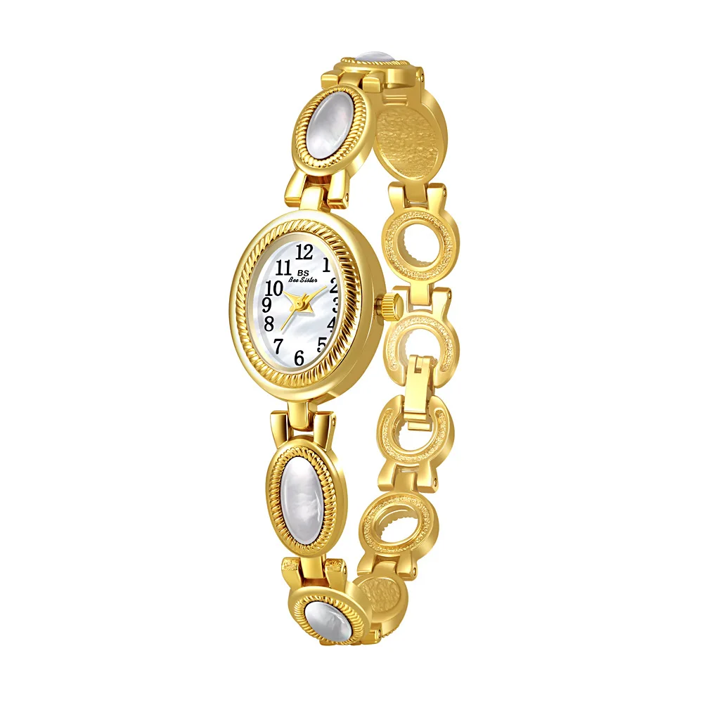 ساعات يد نسائية جديدة لعام 2025 ماركة فاخرة ساعات يد أنيقة على الموضة للسيدات على مدار الساعة البيضاوية عالية الجودة هدية دروبشيب