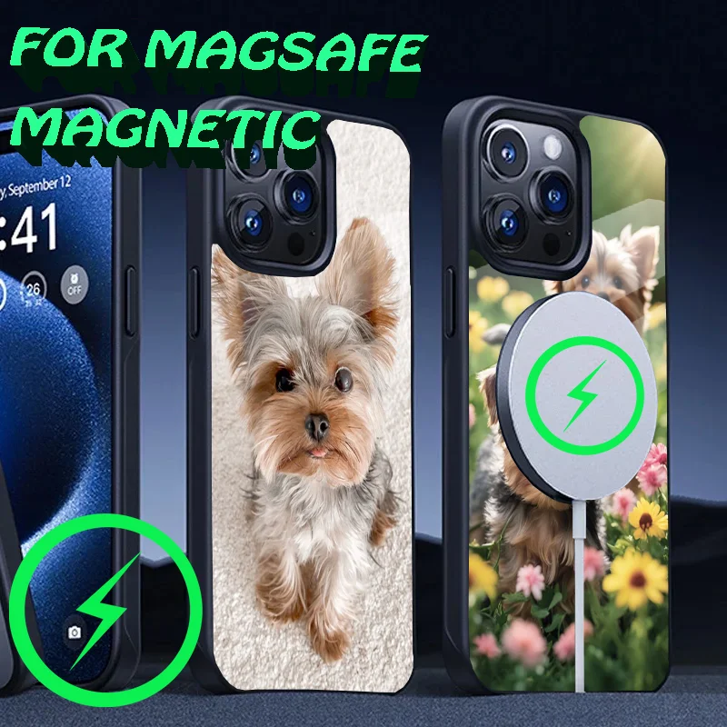 Yorkshire terrier dog Phone Case For iPhone 16,15,14,13,12,11,Plus,Pro,Max Mini Magsafe Magnetic Wireless Charging