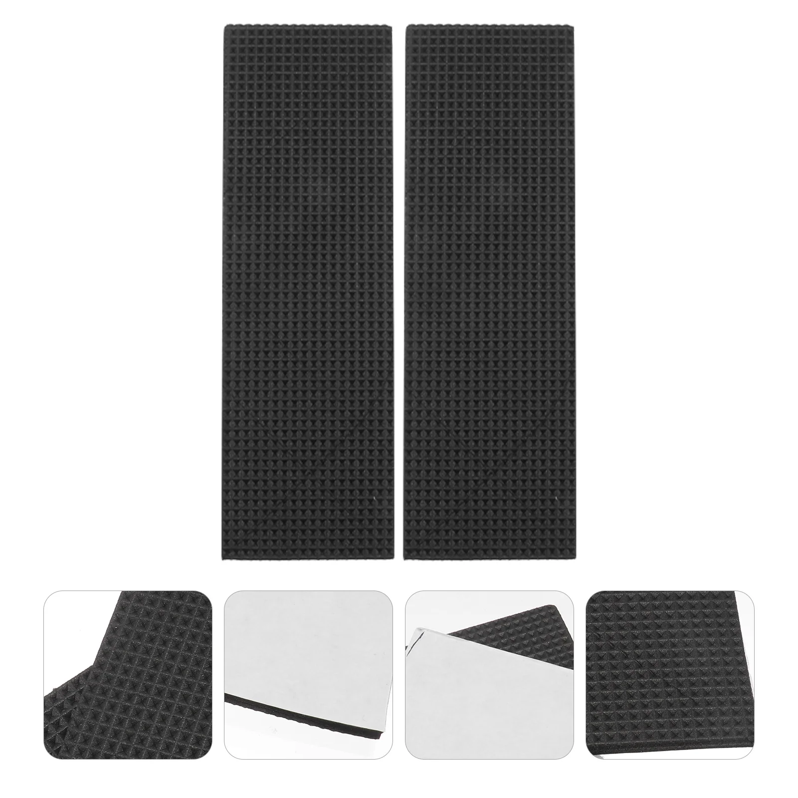 

1 set 1 Set Anti-Slip Chair Leg Cover Felt Stool Feet Protector For Hardwood Floors Black Eva Furniture Floor Protector Mat