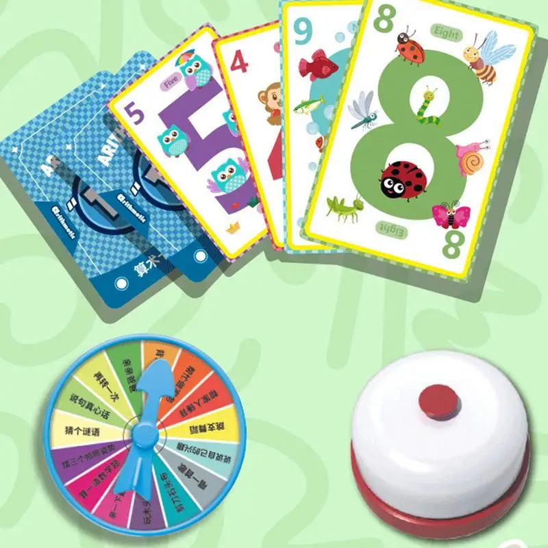 Math Flash Card Games Addition Math Games Fun Family Board Game Education Learning Activities For Kids Ages 3 Homeschool