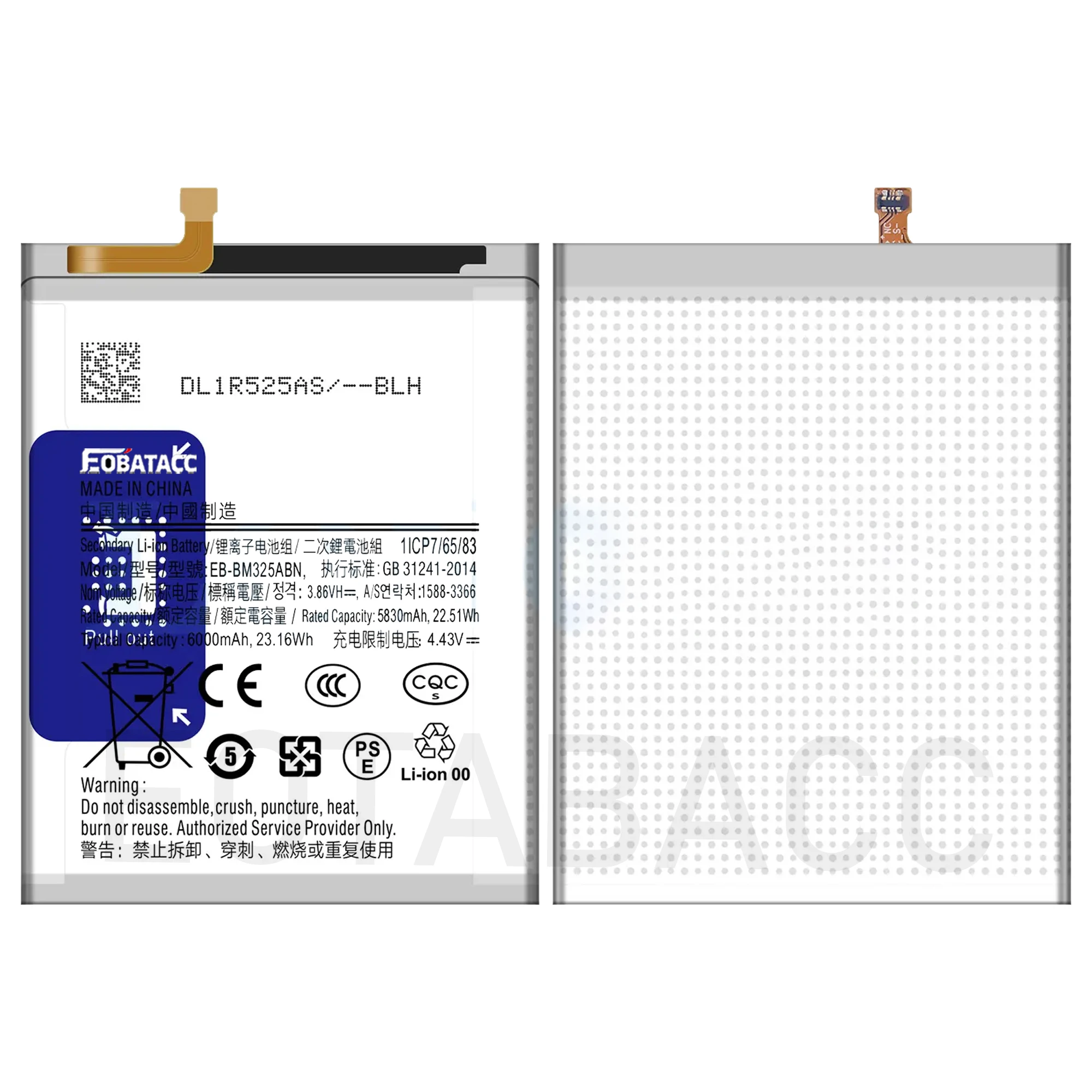 2025 Years Eoenkk EB-BM325ABN 6000mAh Battery for Samsung Galaxy M32 4G/M325 A32 4G SM-M325F/DS SM-M325FV/DS M325F M325