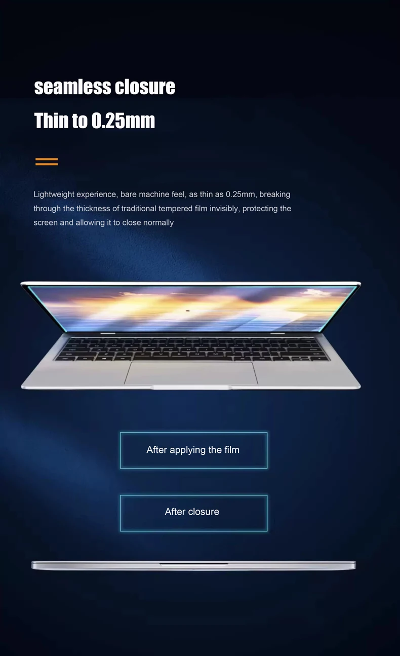 Anti-Blaulicht-Laptop-Bildschirmfolie 13,6/14,6/15,6-Zoll HD Augenschutzfolie Kompatibel mit Lenovo Dell Asus HP – Detail 10