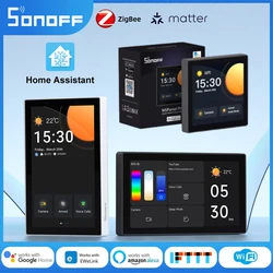 Sonoff NSpanel PRO 120 86 Type Smart Scene Switch Wifi Zigbee Matter Hub All In 1 Integrate Home Assistant Support Alexa Google