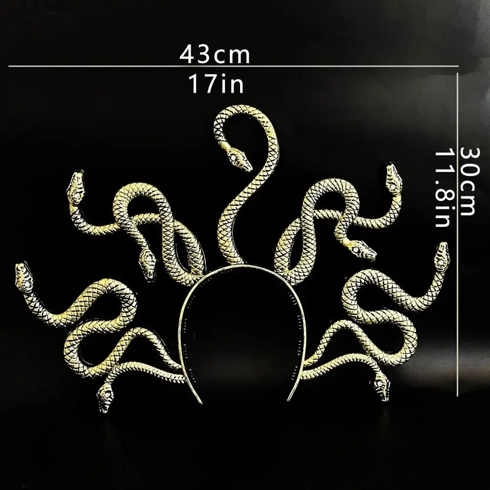 공포 할로윈 머리띠 뱀, 현실적인 머리 고리, 흉터 원피스 업 헤어 액세서리, 코스프레 소품, 신제품