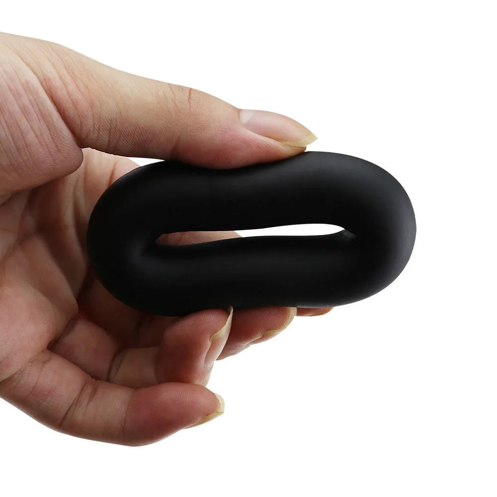 Anello del pene durevole in Silicone uomini adulti eiaculazione ritardo castità cazzo anello di erezione ingrandimento del pene giocattolo Bdsm per anello del sesso maschile