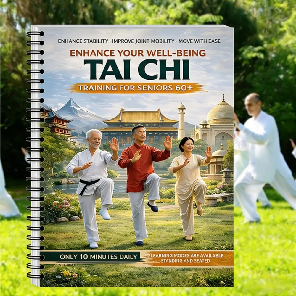 28 Days Transformation Challenge Tai Chi For Seniors Only 10 Minutes Daily Tai Chi Walking Easy 4-week Program Book
