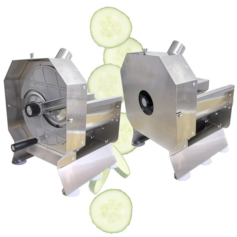 Small Stainless Steel Cucumber Oblique Slicing Machine Electric Desktop Vegetable And Fruit Slicer