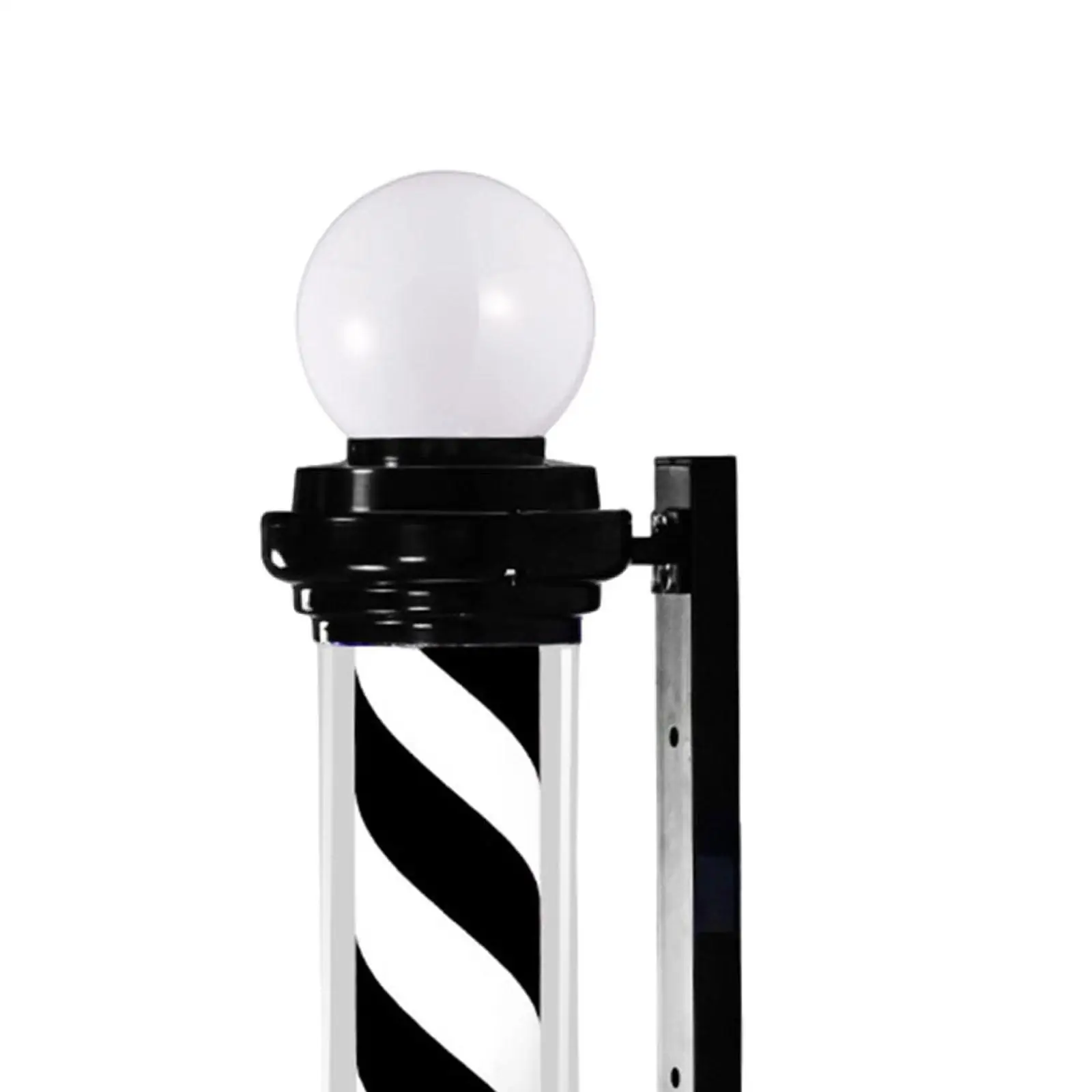 23.6 in Barber Pole Light Classic Signs Rotating Light Fixture Wall Mounted Retro Design Salon Rotating Light for Salon Outdoor