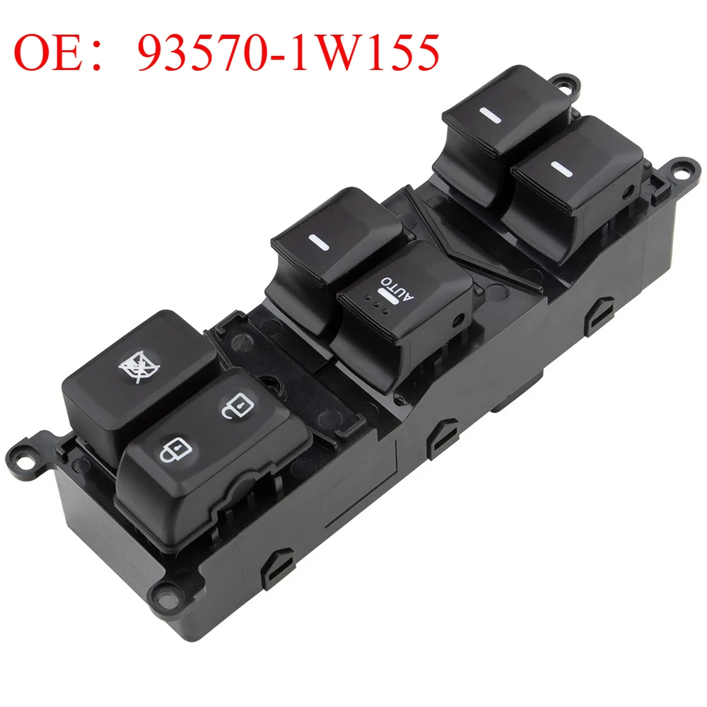 

For Kia Rio (4Door) 2012 2013 2014 2015 16 Pins Front Left Electric Master Control Power Lifter Window Switch 93570-1W155