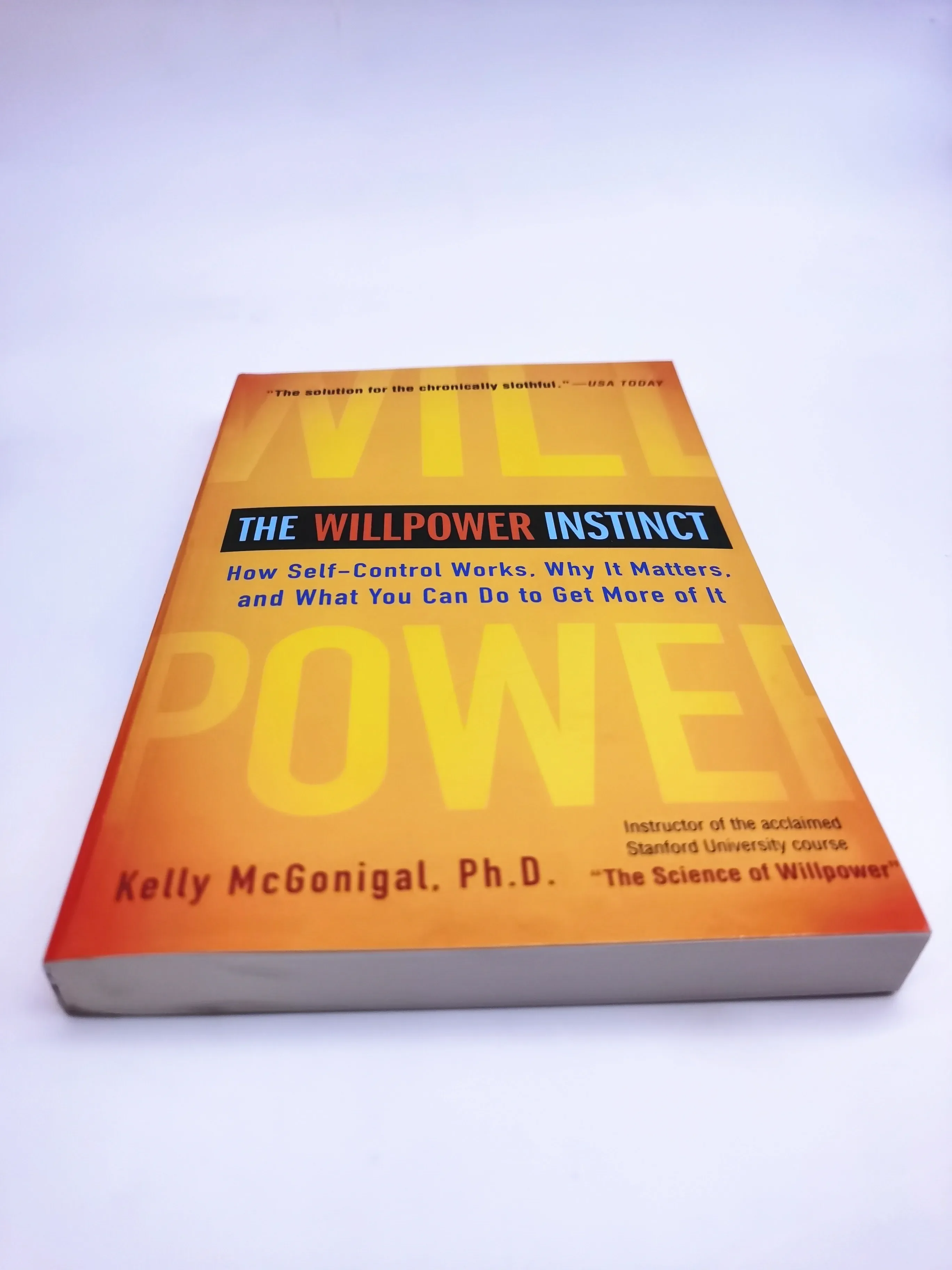 The Willpower Instinct Self-Management