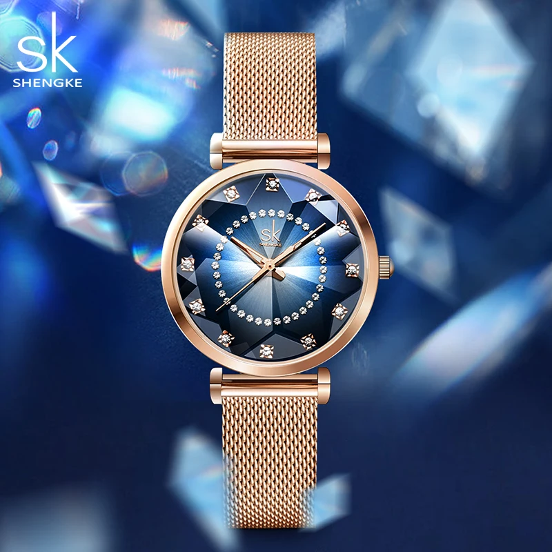 Shengke Fashion Watches For Women Ladies Luxury TOP Brand Woman Quartz Wristwatches Female Gifts Watch Reloj Mujer Dropshipping