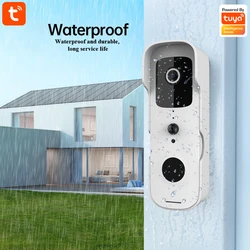 Tuya Smart Video Doorbell Waterproof Night Vision Home Security 1080P Full HD Camera Digital Visual Intercom WIFI Tuya Door Bell