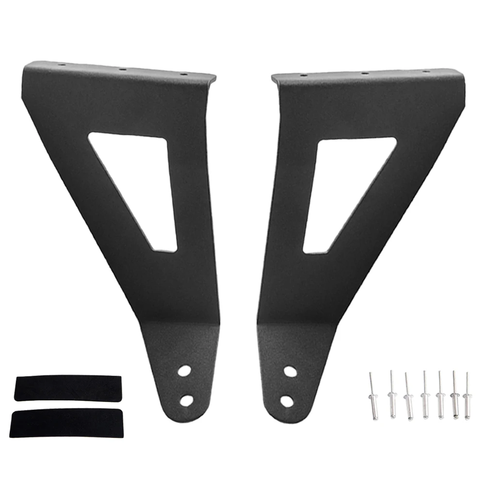 Mounting Bracket 52 inch Curved LED Light Bar Upper Windshield Roof Holder Kit for 2004–2018 Ford F150 & SVT Raptor