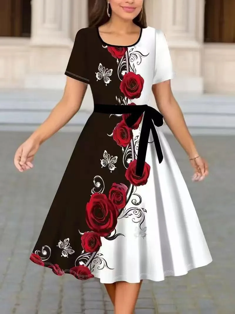 Thumbnail 3 - #86 Popular Womens Midi A-Line Dress Choices
