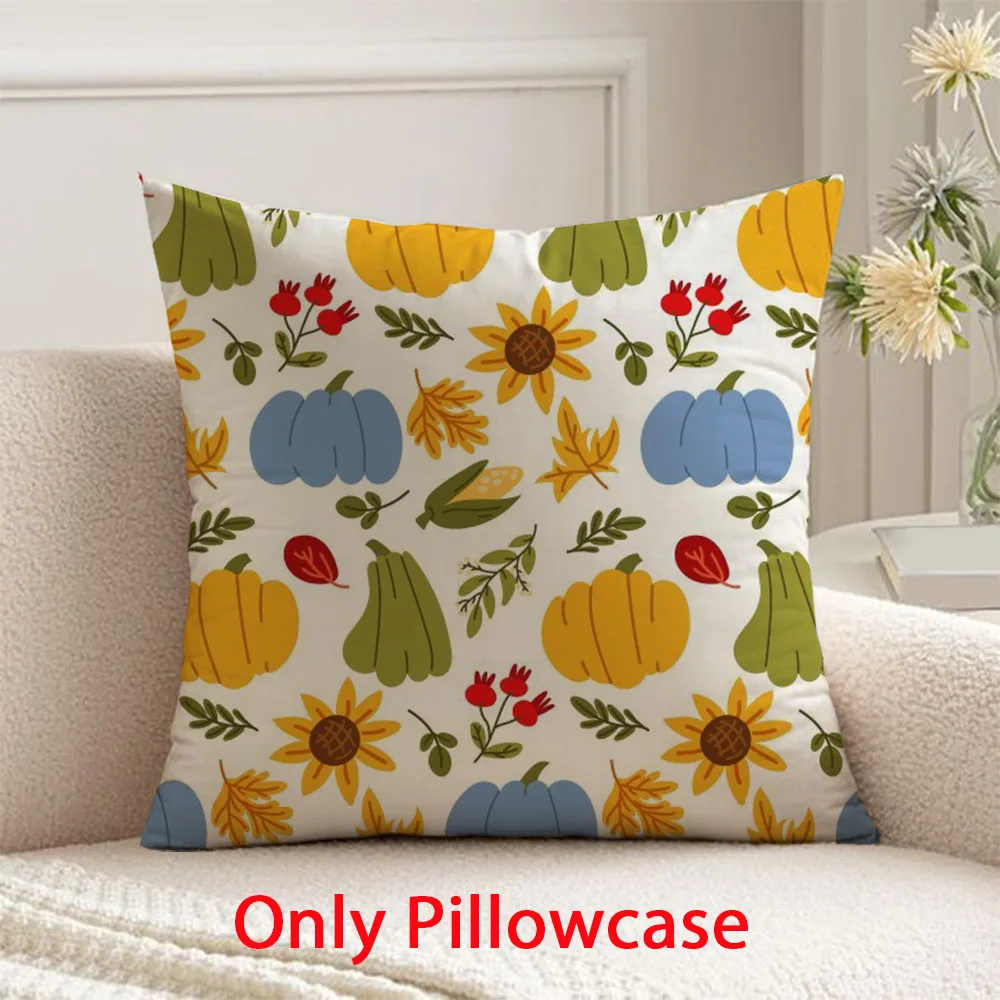 

Thanksgiving Day Pillow cover autumn decorative 45x45 cushions cover for pillow case Harvest decorative cushions