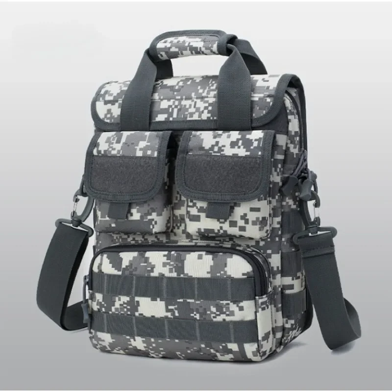 Tactical Military Waterproof Men Single Shoulder Bag Outdoor Travel Large Capacity Messenger Bag Gym Hiking Camouflage Backpack