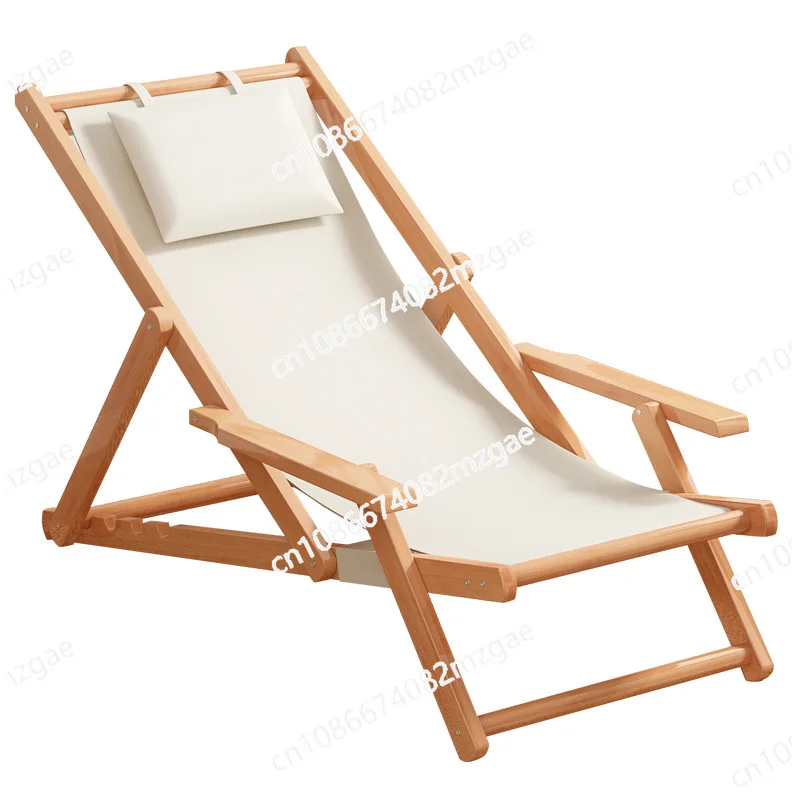 

Beach chair folding camping leisure chair outdoor leisure chair portable backrest home leisure comfortable balcony