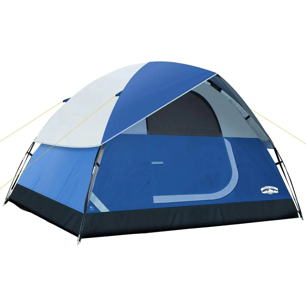 

6 Person Family Dome Tent with Removable Rain Fly, Easy Setup for Camp Outdoor