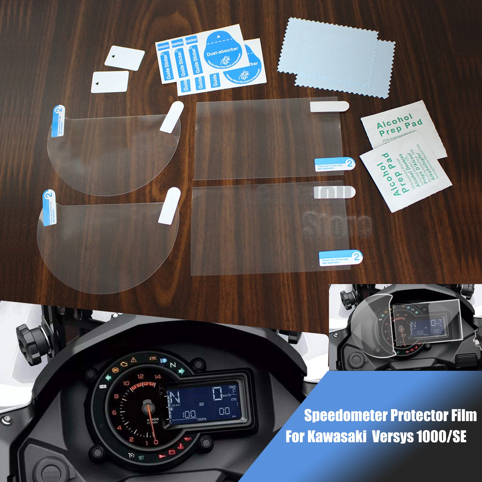 Speedometer Dashboard Screen Anti-scratch Protector Film For Kawasaki Versys 1000 SE 1000SE 2018 2019 Motorcycle Accessories