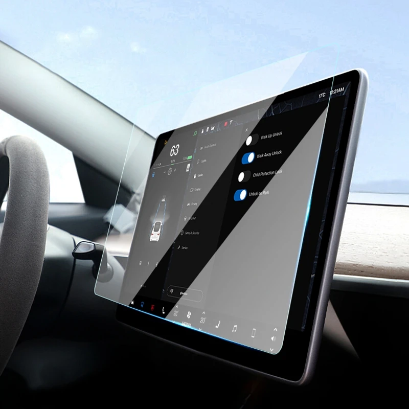 Tesla Model Y/3 Center Console Screen Protector 5