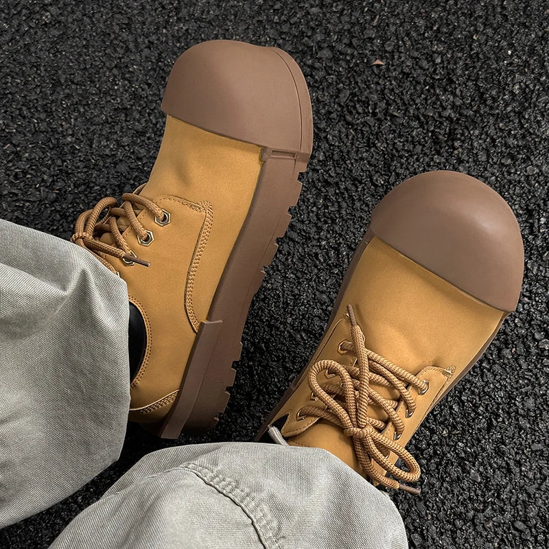 Men's casual board shoes Comfortable minimalist style Work or office Daily Business plus size Lace up shoes Hot selling New