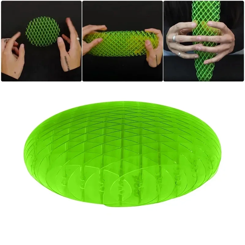 Worm Big Fidget Toy Fidget Worm Unpacking Morphing Worm Six Sided Pressing Stress Relief Squishy Worms Stress Relief Toys