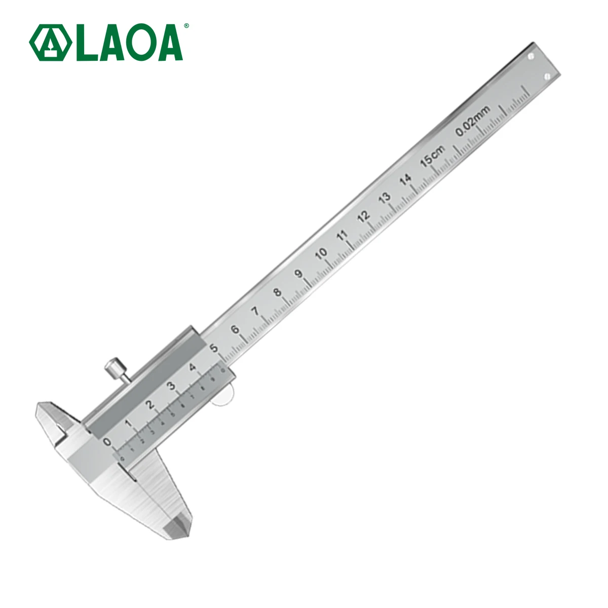 

LAOA Mechanical Vernier Caliper High Precision Measuring Tool 150mm Stainless Steel Durable for Engineers and Technicians