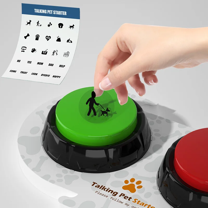 Recordable Dog Training Buttons Pet Talking Toys Pet Interactive toys Speech Buttons Pet toys For Pet Interactive