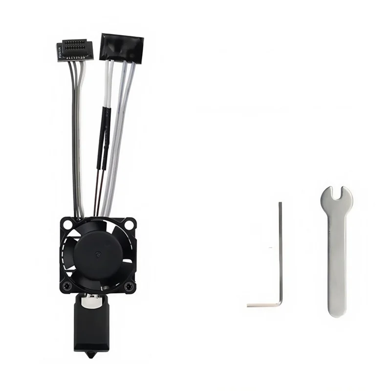 

CS-для Bambu Lab P1 3D-принтер Hotend Kit с охлаждающим вентилятором, соплами из закаленной стали, улучшенная точность печати 0,8 мм