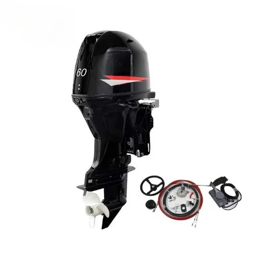 60HP 4-Stroke Outboard Engine AIQIDI Electric Starter Remote Control Marine Boat Motor Outboard