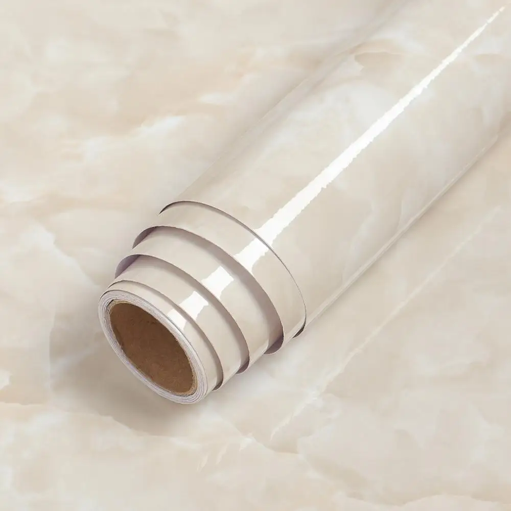 80 cm Marmor-Vinyl-wasserdichte Tapete für Badezimmer, Tisch, Küche, Ambry, Arbeitsplatte, selbstklebender Aufkleber für Möbel, Dekor, PVC